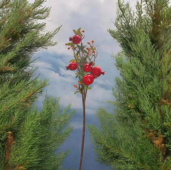 YAPAY NAR AĞACI DALI 95 CM YILBAŞI SÜSÜ (1 ADET) - Resim 4