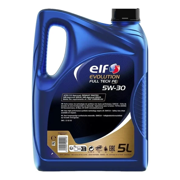 ELF 5/30 MOTOR YAĞI FULTECH 5 LT 221267 - Resim 3