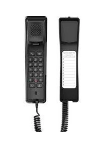 Fanvil H2U Siyah Duvar Tipi IP Telefon (POE) - Resim 4