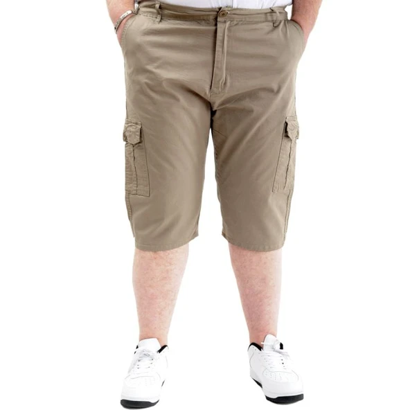 Büyük Beden Erkek Kapri Klasik 21401 Bej ürün görseli 1