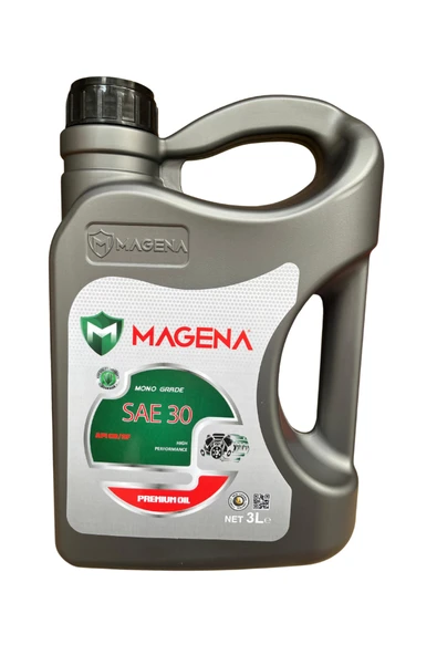 Magena Sae Oil 30 Numara Motorlu Testere Zincir Yağı 3 Litre (6 Adet) - Resim 2