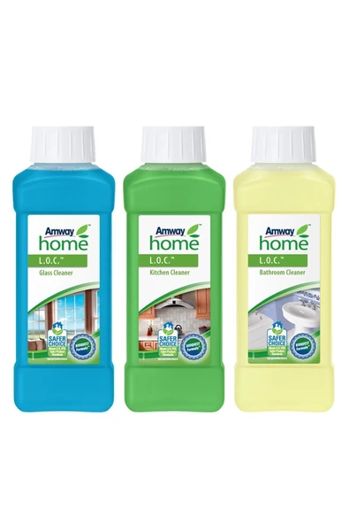 Amway Home L.o.c. Mutfak+banyo+cam Temizleyiciler (500ml - 3'lü Set) ürün görseli