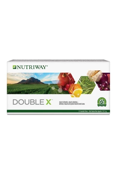 Nutriway Amway Double X 31 Günlük Ürün Nutrıway™ [ 31 Günlük Ürün Kutu ( 186 Tablet)] ürün görseli