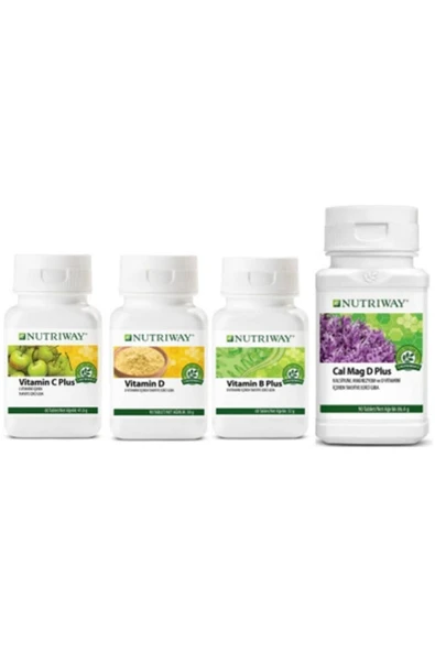 Amway Nutriway Bağışıklık Vitamin Seti C, D , B Plus Ve Calcium Magnesium D Plus ürün görseli