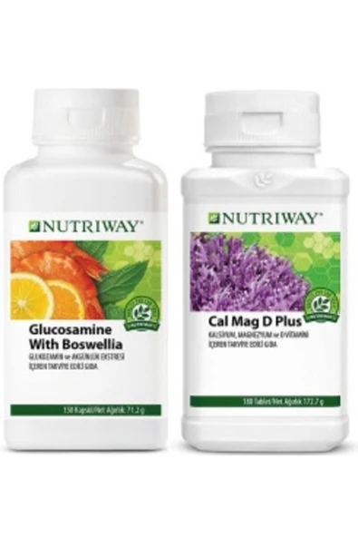 Nutriway Güçlü Eklemler Seti - Glucosamine Ve Calcium Magnesium D Plus Amway ürün görseli