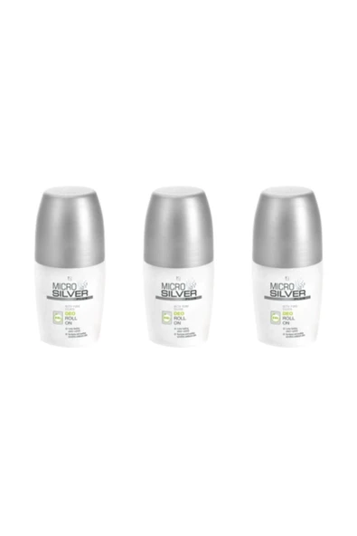 LR Microsilver Plus Saf Gümüş Deo Roll-on 50 Ml 3'lü Set ürün görseli