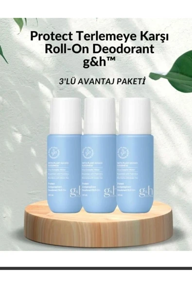 AMWAY G&H Amway G H Protect Terlemeye Karşı/koku Giderici Roll-on Deodorant 100 Ml - 3 ROLLON ürün görseli
