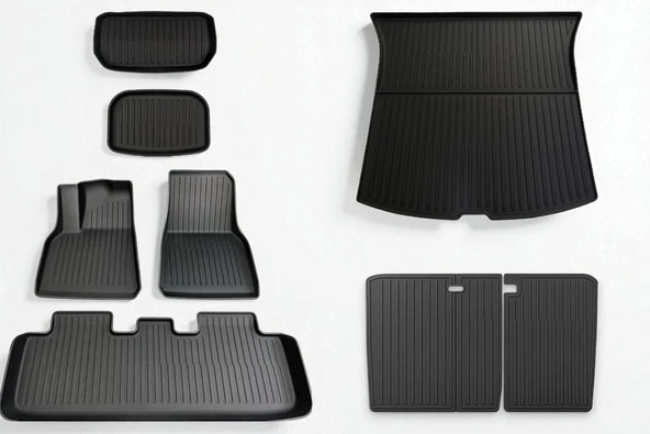 TESLA MODEL Y İÇİN UYUMLU 7 PARÇA PASPAS VE HAVUZ SETİ - Resim 6