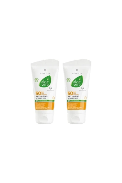 LR Aloe Vera Anti-aging Güneş Koruyucu Losyon Spf 50 2li Set ürün görseli