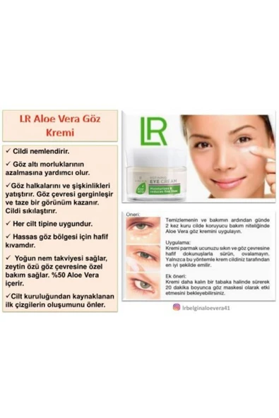 LR Aloe Vera Göz Kremi 15 Ml ürün yeni ambalajında gelecek - Resim 2