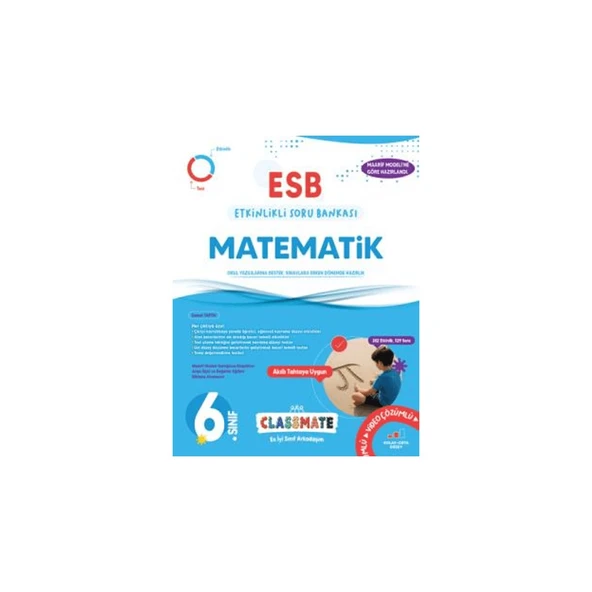 6. Sınıf Classmate Matematik Etkinlikli Soru Bankası ürün görseli