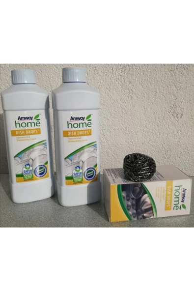 Amway 2 Adet Dısh Drops Konsantre Sıvı Bulaşık Deterjanı + 1 Adet Dısh Drops Bulaşık Teli Hediye ürün görseli