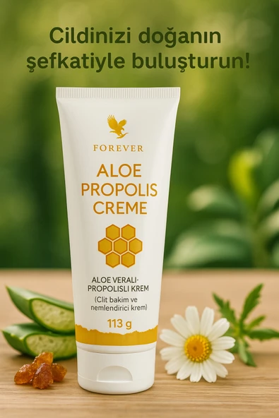 Forever Living Forever Aloe Propolis Creme – Aloe Vera ve Propolisli Yoğun Nemlendirici Krem (113 g) - Resim 3