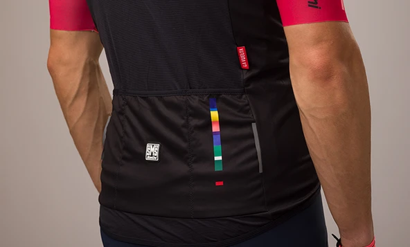 Santini Nebula GIST La Vuelta Özel Seri Erkek Rüzgarlık Yelek RE54275GIST - Resim 7