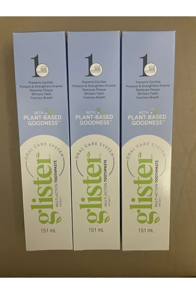 Amway Glister Florürlü Diş Macunu 150 ml 3 Adet(YENİ AMBALAJLI) - Resim 2