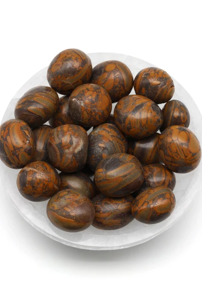 Fil Jasper Doğal Taş Tamburlanmış Parça - Tımbıl ürün görseli 1