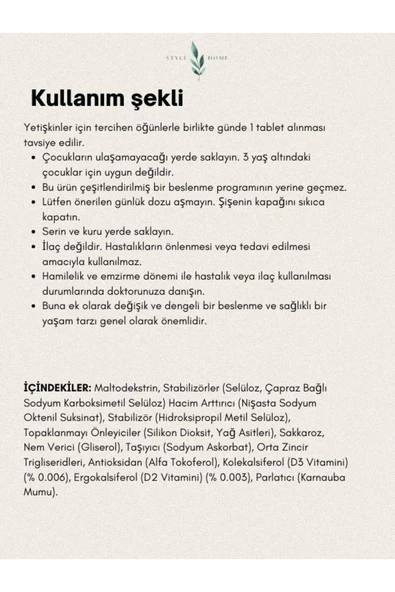 Amway Vitamin D - Nutriway™ - Resim 3