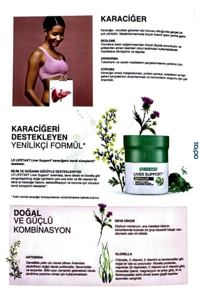 LR Liver Support Karaciğer Destek Kapsülleri - Resim 4