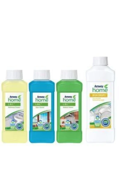 Amway Mutfak Temizleyici + Banyo Temizleyici + Cam Temizleyici + Konsantre Sıvı Bulaşık Deterjanı ürün görseli