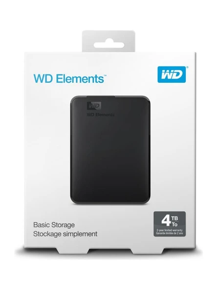 Western Digital Elements WDBU6Y0040BBK USB 3.0 2.5" 4 TB Harici Harddisk - Resim 2