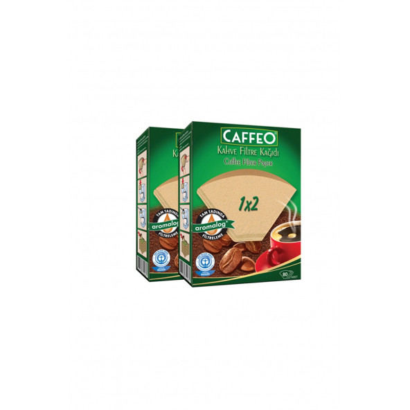 Caffeo 1x2/80 Kahve Filtresi- 2 Paket (160 Adet)