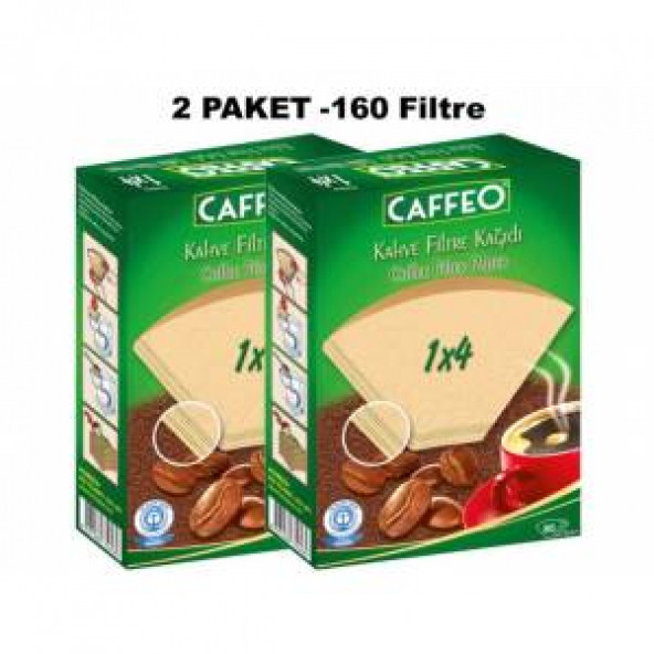 CAFFEO 1X4 80 KAHVE FİLTRESİ -160 ADET