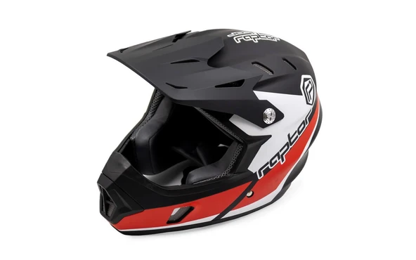 Raptor Kask KS05-A Obsidian Full Face FreeRide Bisiklet Motosiklet Kaskı M Beden Siyah Kırmızı ürün görseli