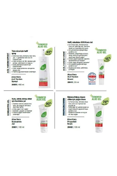 LR Fermente Aloe Via Aloe Vera Special Care Box ( Acil Durum Seti) Ilk Yardım Spreyi 150ml Dir - Resim 2
