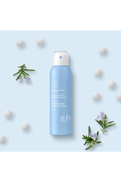 G&h Protect Prebiyotikler İçeren Alkolsüz Koku Giderici Vegan Deodorant Sprey 200ml ürün görseli