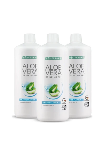 LR Aloe Vera Portakal Aromalı Jel İçecek 3'lü Set - Resim 4