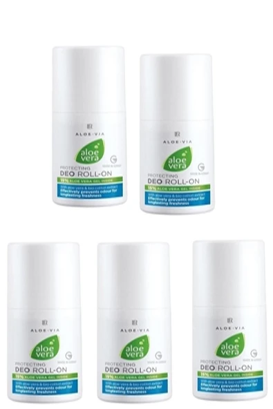 LR Aloe Vera Deo Roll-on Alkolsüz 50 Ml X 5 Adet - Resim 2