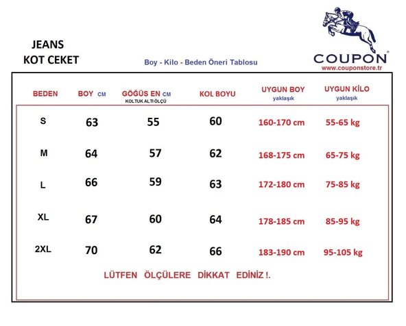 Erkek Kot Ceket / Mavi - Resim 4