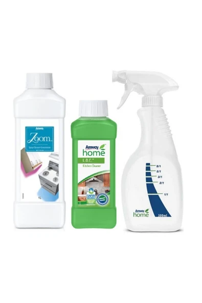 Amway Mutfak Loc 50 0ml Zoom Konsantre Temizleyici 1l Sprey Şişe 500 ml ürün görseli