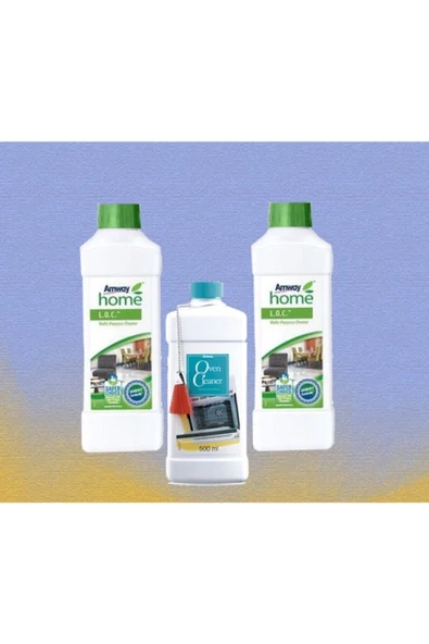 amway home Çok Amaçlı Temizleyici Jel  Fırın Temizleyicisi Amway 3'lü Set ürün görseli