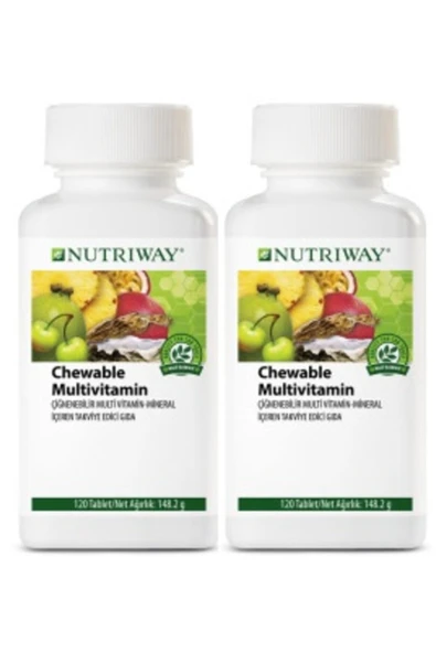 Amway Chewable Multivitamin Nutrıway™ 120 Tablet + Chewable Multivitamin Nutrıway™120 Tablet ürün görseli