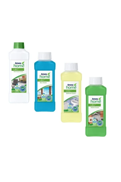 Amway Home Genel Temizlik Loc Cam Loc Banyo Loc Mutfak Loc Set ürün görseli