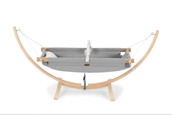 Moje Ahşap Moon Ay Hamak Gri - Resim 2