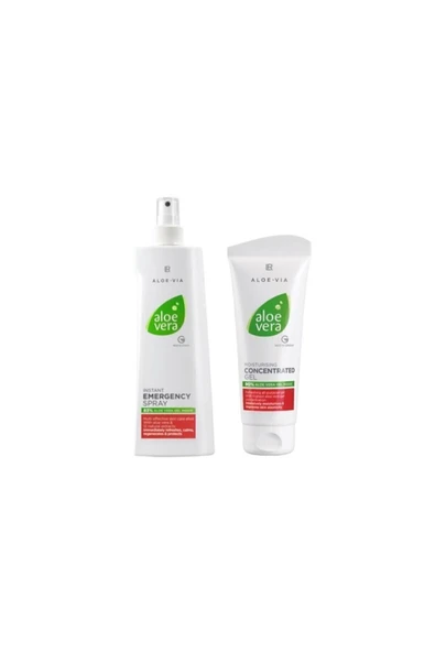 LR Aloe Vıa Aloe Vera Konsantre Jel 100 Ml. Ve Acil Yardım Spreyi 400 Ml. Set 20600-110_20601-101 ürün görseli