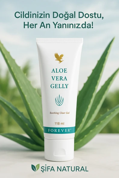 Forever Living Forever Aloe Vera Gelly 118 ml – Nemlendirici ve Yatıştırıcı Aloe Vera Jeli - Resim 2