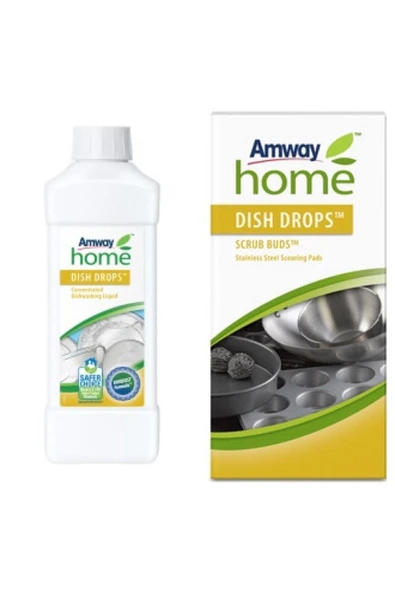 Amway Konsantre Sıvı Bulaşık Deterjanı Ve Bulaşık Telleri Home™ Dısh Drops™ Scrub Buds™ ürün görseli