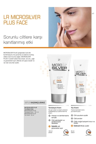 LR Microsilver Plus Yüz Kremi 50 Ml - Resim 2