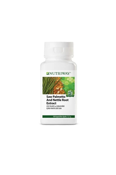 Nutriway Amway Saw Palmetto With Nettle Root Extract ™(100 KAPSÜL)erkek Ve Kadın Saç Dökülmesi Önleyici ürün görseli