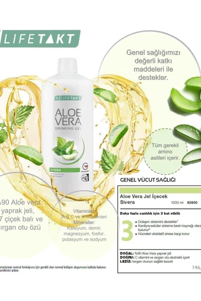 LR Sağlık Ve Güzellik Aloe Vera Sivera Jel Içecek - Resim 4