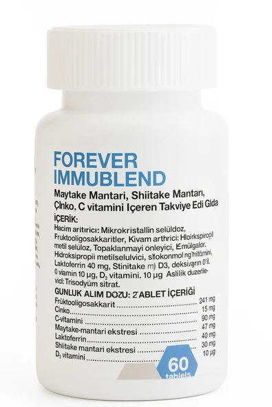 Forever Living Forever ImmuBlend 60 Tablet - Çinko, C ve D3 Vitaminli - Resim 3