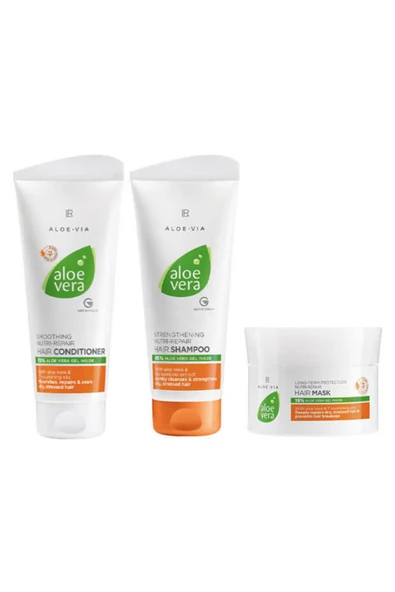 LR Aloe Vera Besleyici Onarıcı Saç Bakım Seti ürün görseli