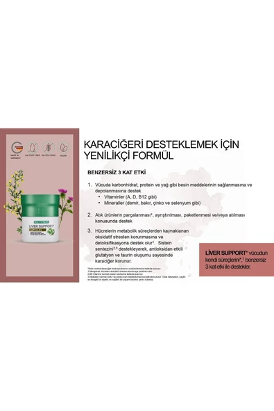 LR Liver Support Karaciğer Destek Kapsülleri - Resim 3