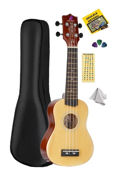 Rennes Soprano Natural Ukulele (OUTLET) ürün görseli 1