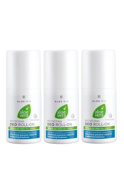 LR Aloe Vıa Aloe Vera Deo Roll-on 50 Ml. 3`lü Set 20643-301_3 ürün görseli