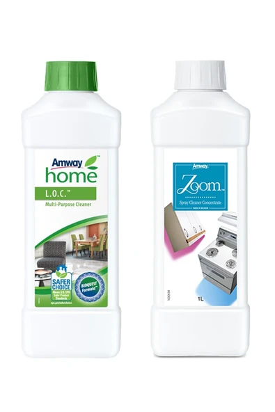 Amway L.o.c. Çok Amaçlı Temizleyici Home 1lt & Zoom Konsantre Sprey Temizleyici 1lt ürün görseli