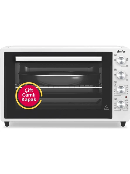 Simfer 7032M Turbo Beyaz 70 LT Midi Fırın ürün görseli